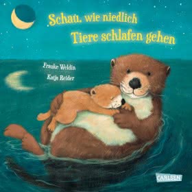 Schau wie niedlich Tiere schlafen gehen Cover