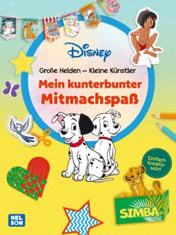 Disney Klassiker: Große Helden - Kleine Künstler: Mein bunter Mitmachspaß Cover