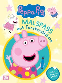 Peppa Wutz Malspaß mit Fensterstickern ab 3 Jahre