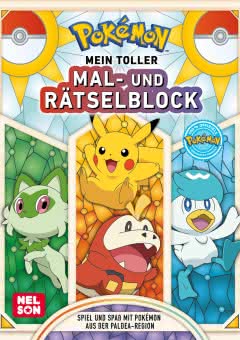 Pokémon mein toller Mal- und Rätselblock ab 4 Jahren