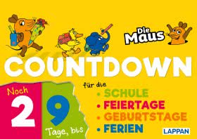 Countdown für die Schule mit der Maus ab 5 Jahren