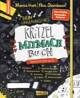 #buch4you Dein unglaubliches Kritzel Mitmach-Buch ab 10 Jahren
