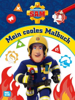 Feuerwehrmann Sam mein cooles Malbuch ab 3 Jahren