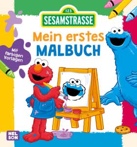 Sesamstraße mein erstes Malbuch ab 2 Jahren