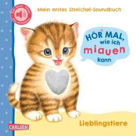 Hör mal wie ich Miauen kann Kinderbuch Soundbuch Streicheln 1 Jahr