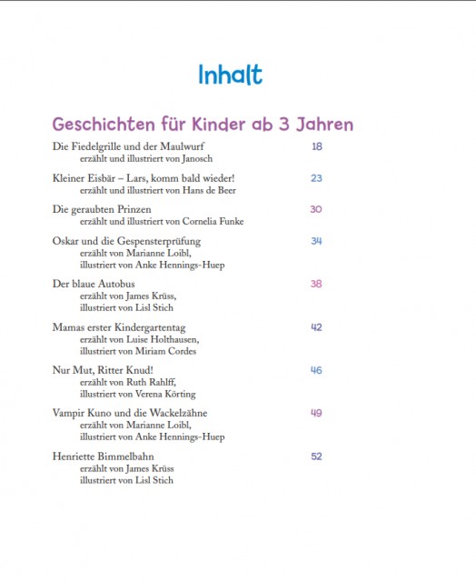 Eltern Vorlesebuch Innenseite