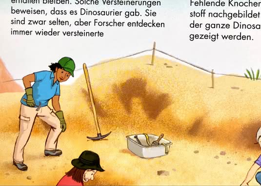 Frag doch mal die Maus - Dinosaurier Innenseite