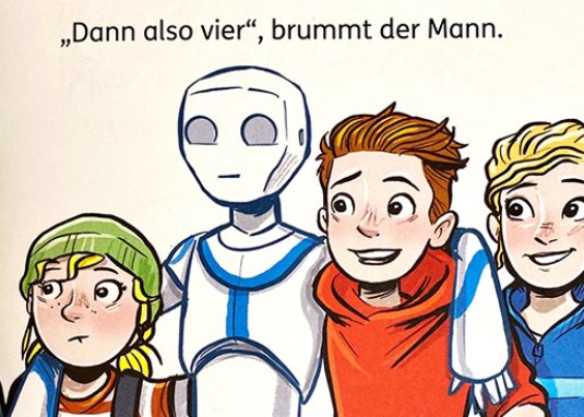 Die Robot-Kids 1: Rettung von Moto-5 Einfach lesen lernen Kinderbuch ab 6 Jahren