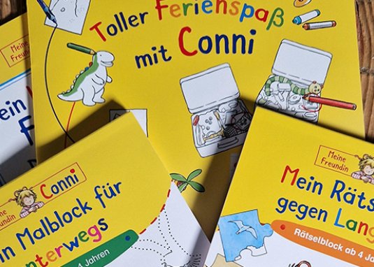 Conni Gelbe Reihe (Beschäftigungsbuch) Mein kunterbunter Mitmach-Koffer für unterwegs ab 5 Jahren