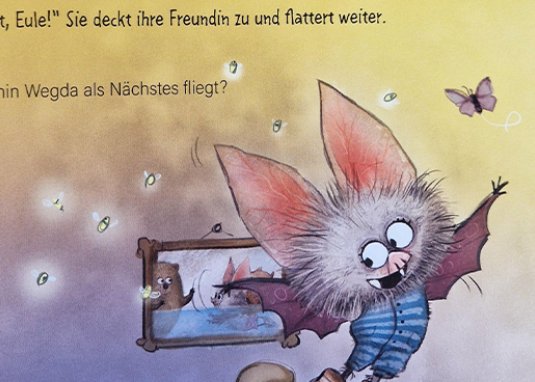 Schlaf gut kleine Fledermaus Wegda Bilderbuch ab 3 Jahren