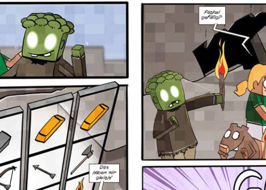 Minecomic Creeper Bis es knallt Ab 6 Jahren