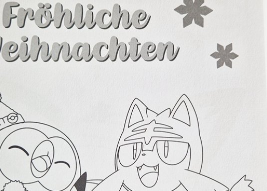 Pokemon weihnachtlicher Malspaß ab 4 Jahren